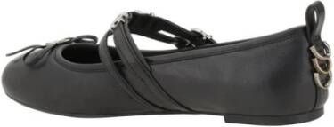 pinko Verstelbare Boog Ballerina's voor alledaagse elegantie Black Dames