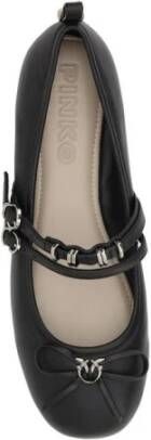 pinko Verstelbare Boog Ballerina's voor alledaagse elegantie Black Dames