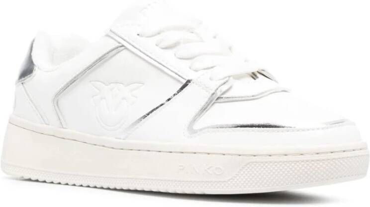 pinko Witte Flamine Casual Sneakers White Dames