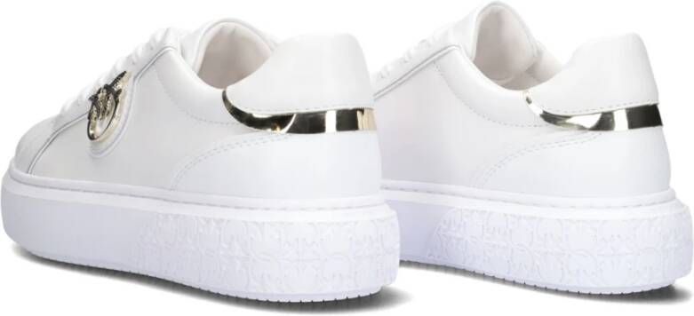 pinko Yoko 1.0 Sneaker Trendy en Comfortabel White Dames