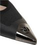 Pinko Zwarte Slingback met Metalen Pijlneus Black Dames - Thumbnail 9