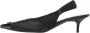 Pinko Zwarte Slingback met Metalen Pijlneus Black Dames - Thumbnail 10