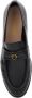 Pinko Zwarte leren loafers met metalen logo Black Dames - Thumbnail 5