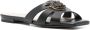 Pinko Zwarte sandalen met bandjes en Love Birds Black Dames - Thumbnail 3