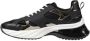 Pinko Leren Damessneakers Lente Zomer Collectie Black Dames - Thumbnail 5