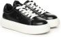Pinko Zwarte Leren Sneakers Love Birds Logo Black Dames - Thumbnail 7