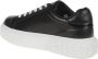Pinko Zwarte Leren Sneakers Love Birds Logo Black Dames - Thumbnail 12