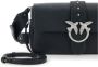 Pinko Zwarte Slouchy Zip Classic Tas - Thumbnail 2