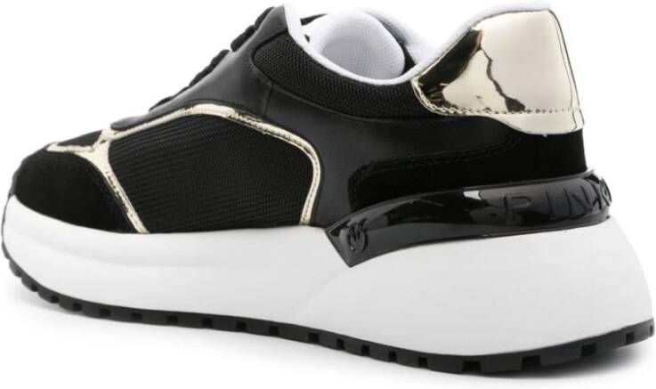 pinko Zwarte Sneakers Black Dames