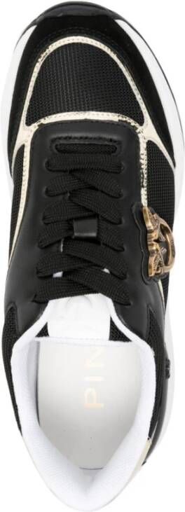 pinko Zwarte Sneakers Black Dames