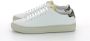 Piola Comfortabele Leren Lage Sneakers White Dames - Thumbnail 9