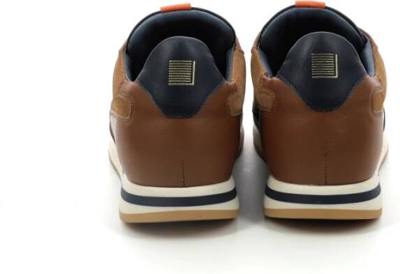Piola Comfortabele Low-Top Callao Sneakers Brown Heren