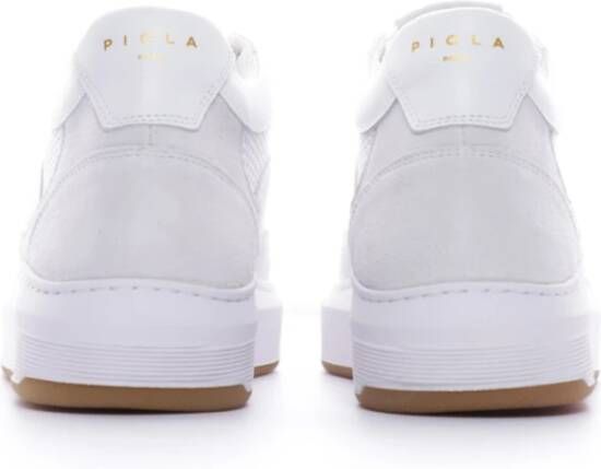 Piola Hoge Top Sneakers Piura Mid White Dames