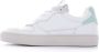 Piola Inti Lage Sneakers Leren Vetersluiting White Dames - Thumbnail 4