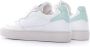 Piola Inti Lage Sneakers Leren Vetersluiting White Dames - Thumbnail 10