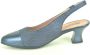 Pitillos Blauw Bedrukte Tip Schoenen - Thumbnail 2