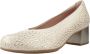 Pitillos Fantasie Holle Hak Pumps Beige Dames - Thumbnail 4