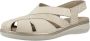 Pitillos Gesloten-Teen Platte Sandalen Blue Dames - Thumbnail 3