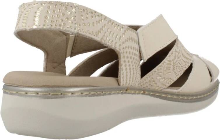 Pitillos Gesloten Teen Sandalen Beige Dames