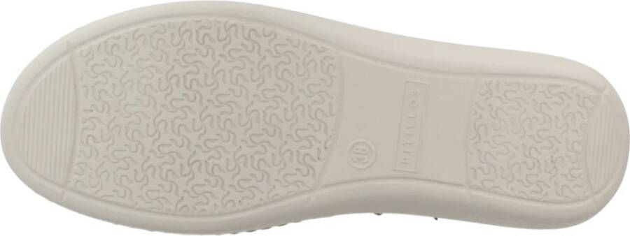 Pitillos Gesloten-Teen Platte Sandalen Blue Dames