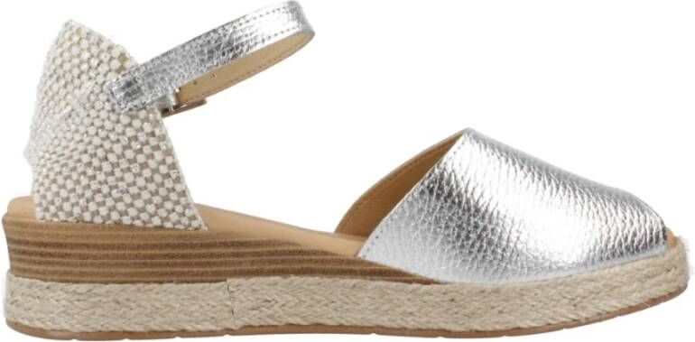 Pitillos Flat Sandals Gray Dames