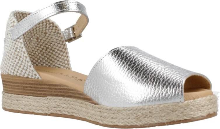 Pitillos Stijlvolle Sleehak Sandalen Gray Dames