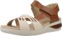 Pitillos Flat Sandals Multicolor Dames - Thumbnail 2