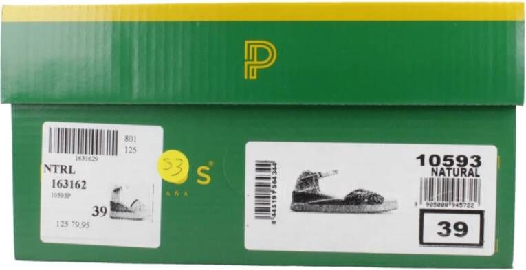 Pitillos Gevlochten Banden Sleehak Sandalen