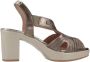 Pitillos High Heel Sandals Brown Dames - Thumbnail 4