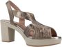 Pitillos High Heel Sandals Brown Dames - Thumbnail 6