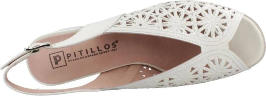 Pitillos High Heel Sandals White Dames