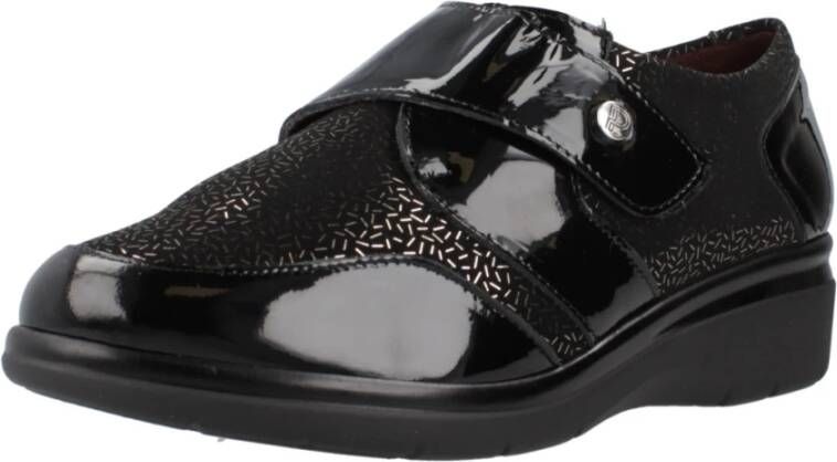 Pitillos Klassieke Loafers met Adhesive Strap Black Dames