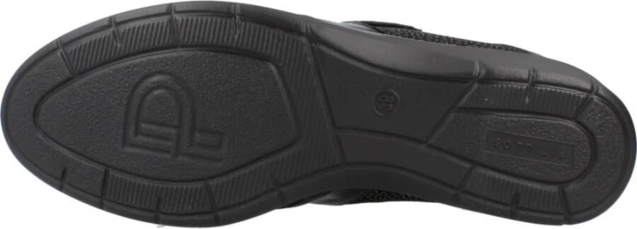 Pitillos Klassieke Loafers met Adhesive Strap Black Dames