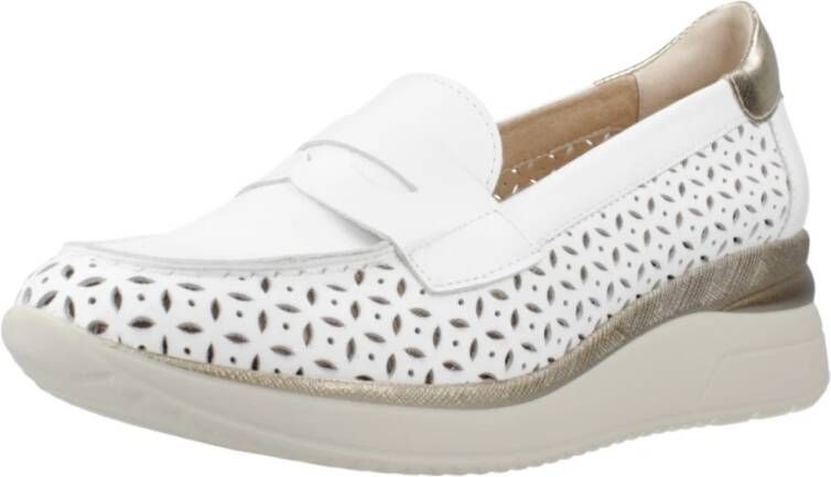 Pitillos Loafers White Dames