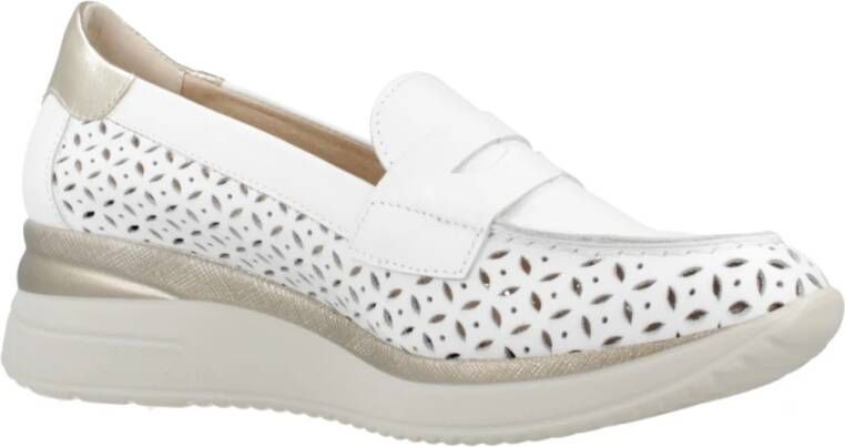 Pitillos Loafers White Dames