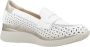 Pitillos Elegante Picados Loafers voor Vrouwen White Dames - Thumbnail 6
