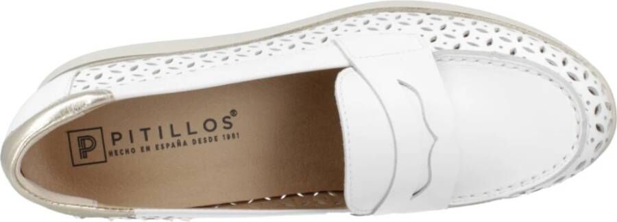 Pitillos Loafers White Dames