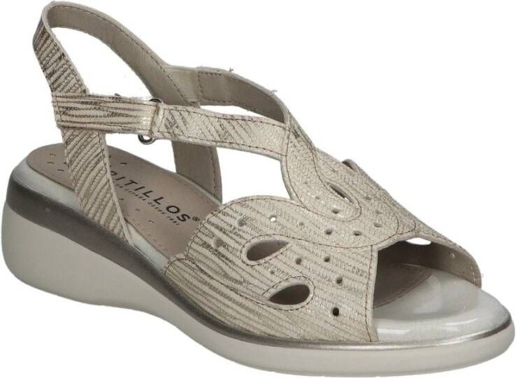 Pitillos Sandals Beige Dames