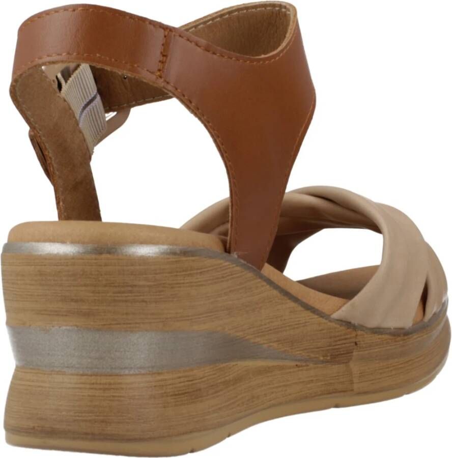 Pitillos Wedges Brown Dames