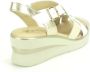 Pitillos Wit +beige combi Sand. SpieZ. White Dames - Thumbnail 2