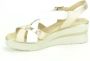 Pitillos Wit +beige combi Sand. SpieZ. White Dames - Thumbnail 3