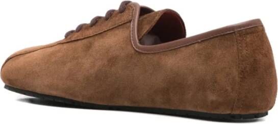 Plan C Bruine Suède Veterschoenen