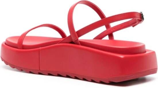 Plan C Chunky Sole Sandalen Red Dames