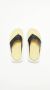 Plan C Zwarte Leren Platform Teenslippers Black Dames - Thumbnail 2