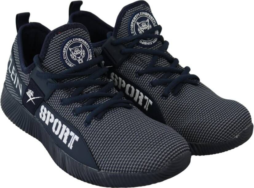 Plein Sport Blauwe Indaco Carter Sneakers Black Heren