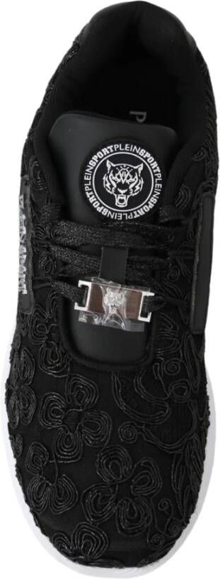 Plein Sport Elegante Runner Schoenen Zwart Polyester Black Dames