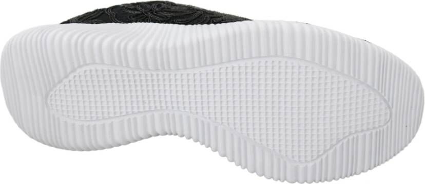 Plein Sport Elegante Runner Schoenen Zwart Polyester Black Dames