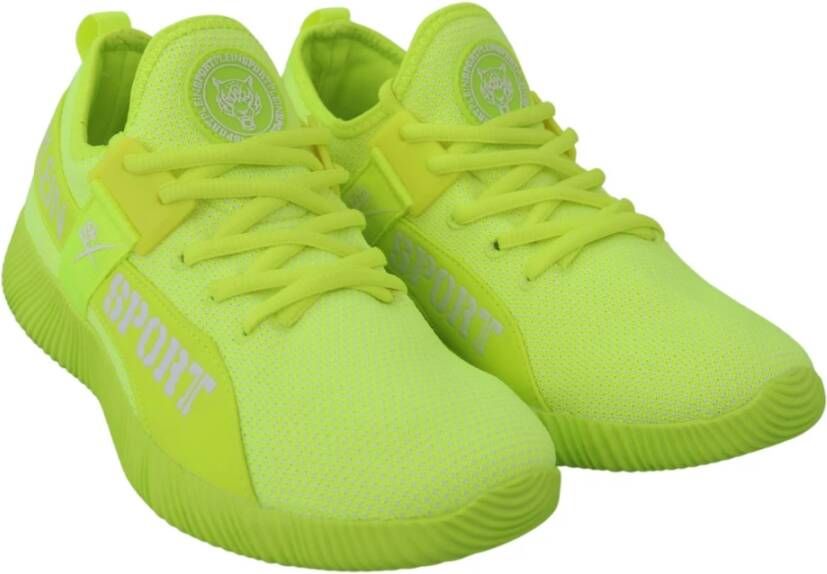 Plein Sport Gele Carter Sport Sneakers Urban Stijl Yellow Dames
