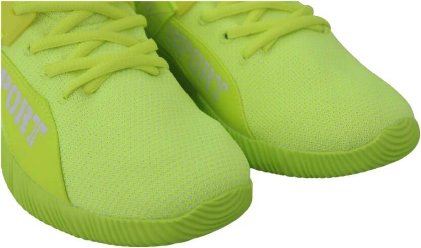 Plein Sport Gele Carter Sport Sneakers Urban Stijl Yellow Dames