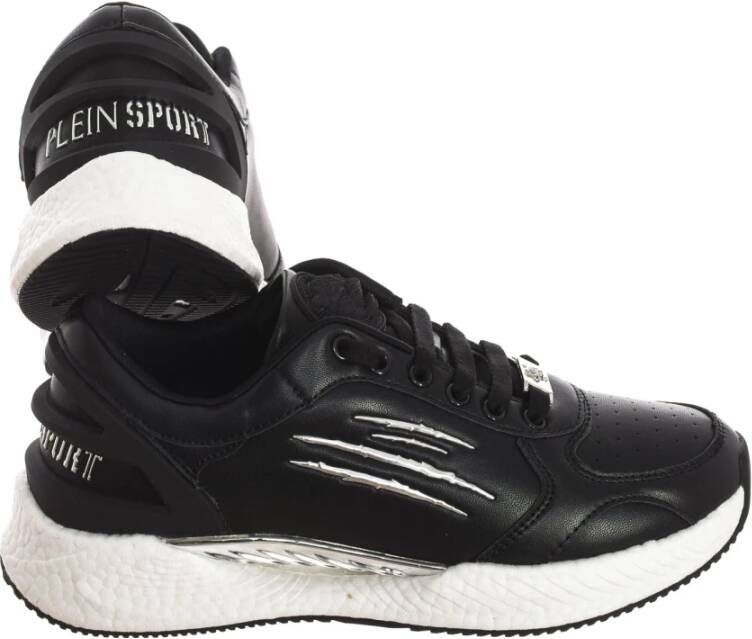 Plein Sport Sportieve Mid-Top Sneakers Black Heren